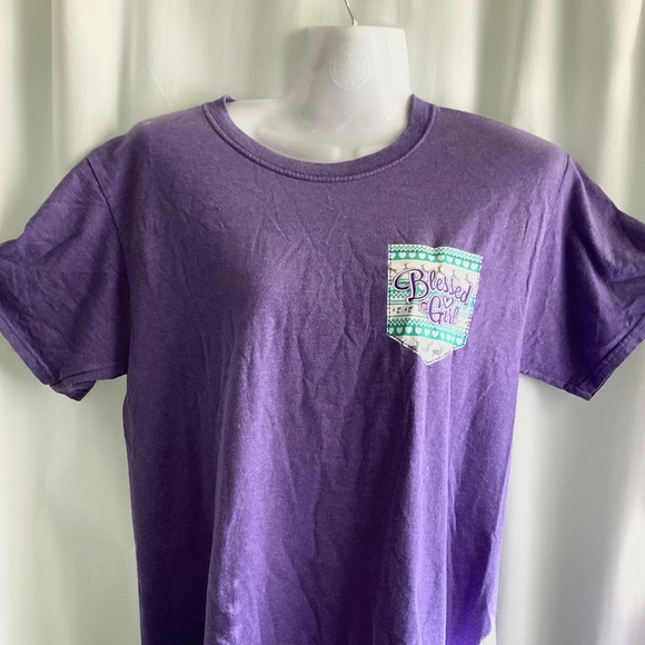 BLESSED GIRL….pretty tee … size M - Picture 1 of 3